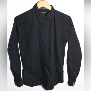 Beverly Hills Polo Club Men's Black Casual Button Down Shirt Size S